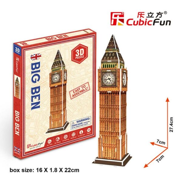 cubicfun 3d big ben s3015h cubic puzzle Le3ab Store