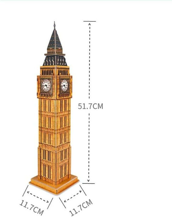 London Big Ben 3D Puzzle 44Pieces Cubic Fun 11 Le3ab Store