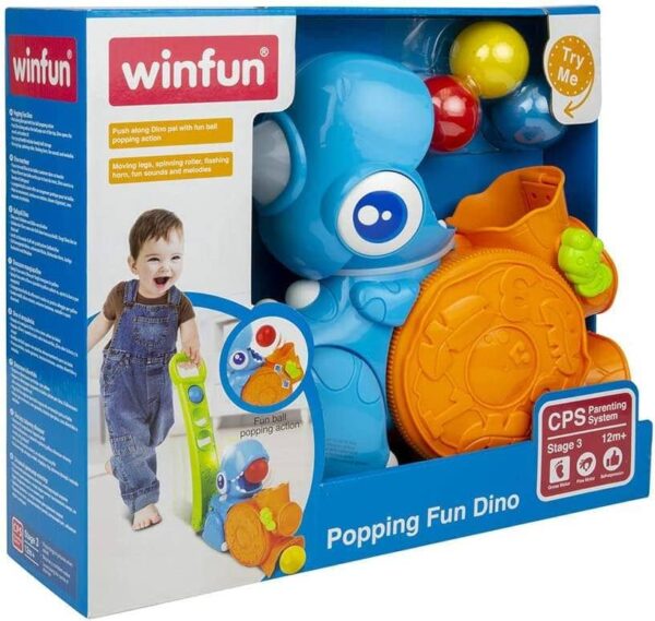 Popping Fun Dino Push Along Toy WinFun 2 Le3ab Store