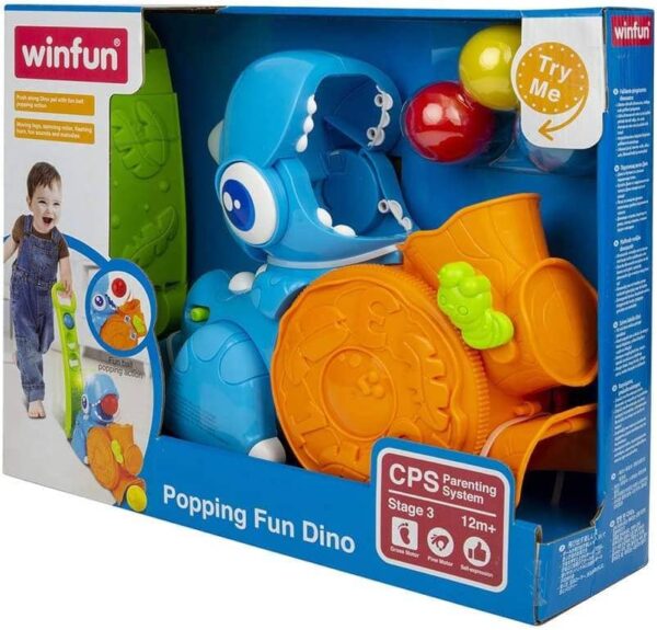 Popping Fun Dino Push Along Toy WinFun 3 Le3ab Store
