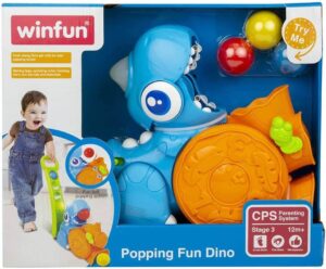 Popping Fun Dino Push Along Toy WinFun 5 لعب ستور