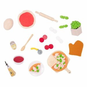 Our Generation Tasty Toppings 46 cm Doll Pizza-Making Set