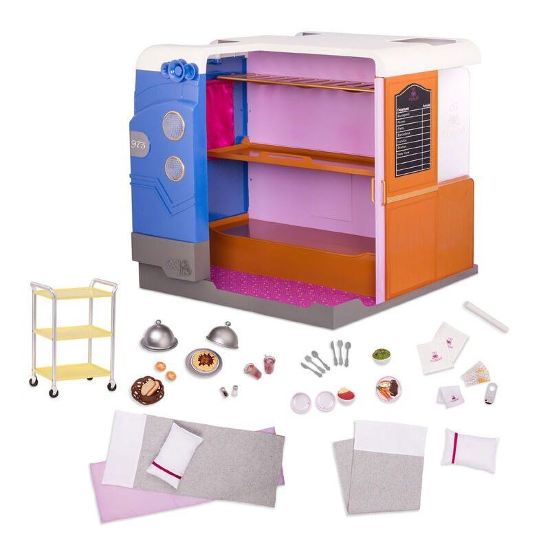 0 53 لعب ستور Our Generation, OG Express, Train Cabin Playset for 18-inch Dolls