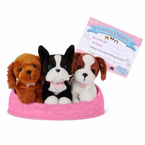 Pucci Pups Adopt-A-Pucci Pup Light Pink Bed Stuffed Animal