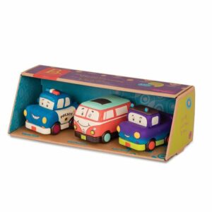 B.toys Mini wheeee-is set police car, van & jeep