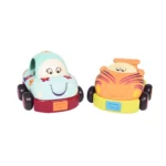 4 Pull-Back Toy Vehicles - Wheeee-ls! B. Toys - Image 3
