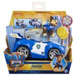 Paw Patrol Chase’s Deluxe Movie Transforming Toy Car with Collectible Action Figure - Image 2