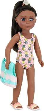 Glitter Girls Malu Poseable 14" Paddle boarding Doll - Image 2