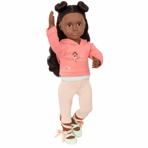 BD30468 Studio Style 18 inch doll ballet practice outfit hooded Le3ab Store
