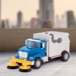 Driven – Large Toy Truck with Movable Parts – Street Sweeper - Image 2