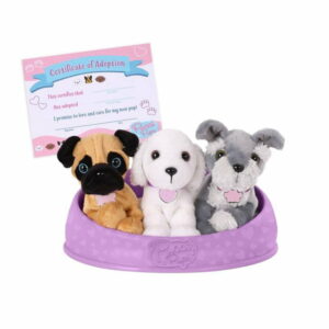 Pucci Pup Adopt-A-Pucci Pup Lilac Bed Stuffed Animal