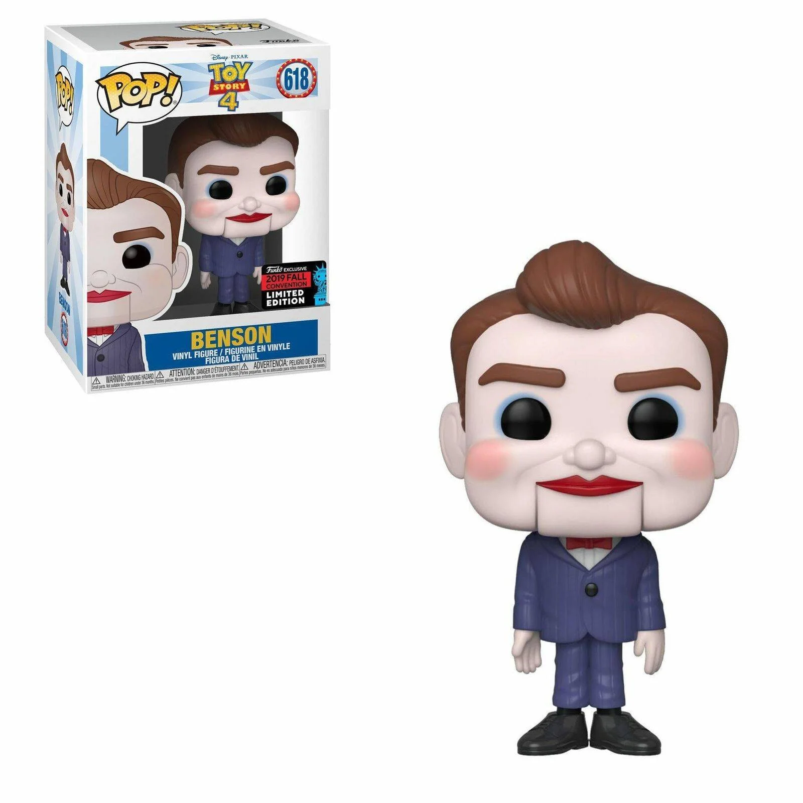 Funko Pop! Disney: Toy Story 4 - Benson, Fall Convention Exclusive, Multicolor Funko Pop! Disney: Toy Story 4 - Benson, Fall Convention Exclusive, Multicolor
