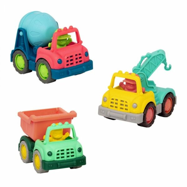 set de 3 vehicules de chantier 3 little trucks set لعب ستور