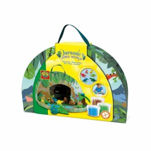 SES Creative Dino World Suitcase With 3 Dough