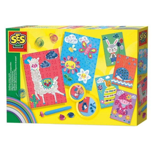 SES Creative Quilling Sticker Cards