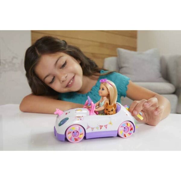 Barbie Club Chelsea Doll with Unicorn Themed Car 2 Le3ab Store