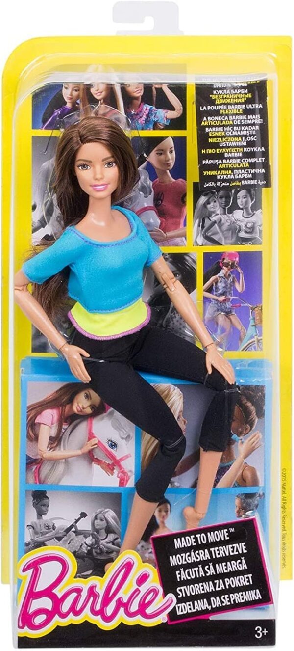 Barbie Made to Move Doll Blue 6 Le3ab Store