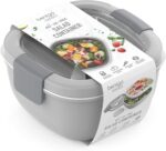 Bentgo Salad – Stackable Lunch Container with Large 54-oz Salad Bowl, 4-Compartment Bento-Style Tray for Toppings - Image 5