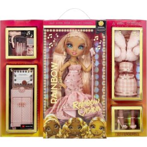 Rainbow Vision Rainbow High Rainbow Divas- Sabrina St. Cloud (Rose-Quartz Pink) Fashion Doll. 2 Designer Outfits to Mix & Match with Vanity...