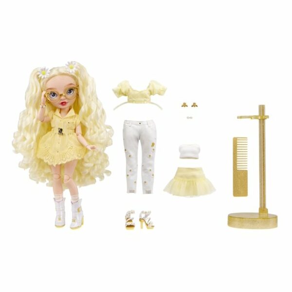 rainbow high delilah fields buttercup yellow fashion doll with albinism 1 1 لعب ستور