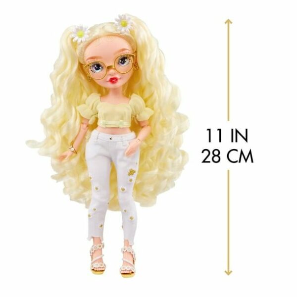 rainbow high delilah fields buttercup yellow fashion doll with albinism 1 3 لعب ستور