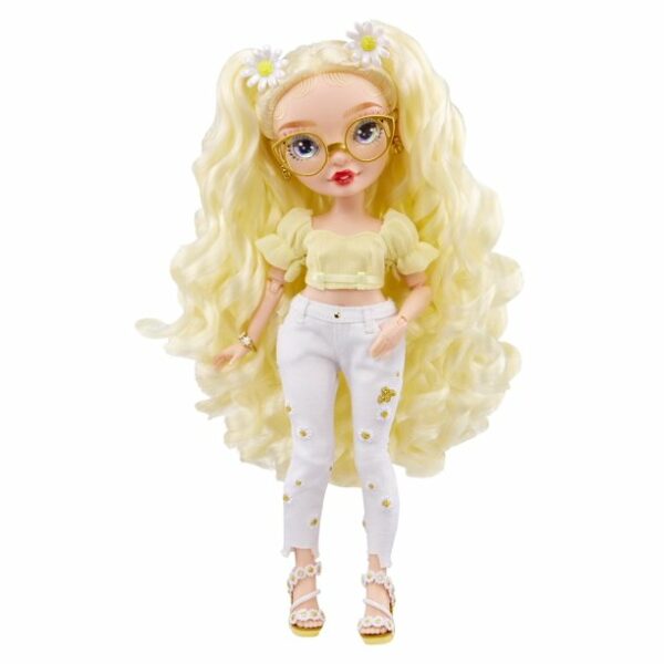 rainbow high delilah fields buttercup yellow fashion doll with albinism 1 6 Le3ab Store