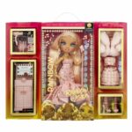 Rainbow Vision Rainbow High Rainbow Divas- Sabrina St. Cloud (Rose-Quartz Pink) Fashion Doll. 2 Designer Outfits to Mix & Match with Vanity...