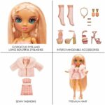 Rainbow Vision Rainbow High Rainbow Divas- Sabrina St. Cloud (Rose-Quartz Pink) Fashion Doll - Image 5