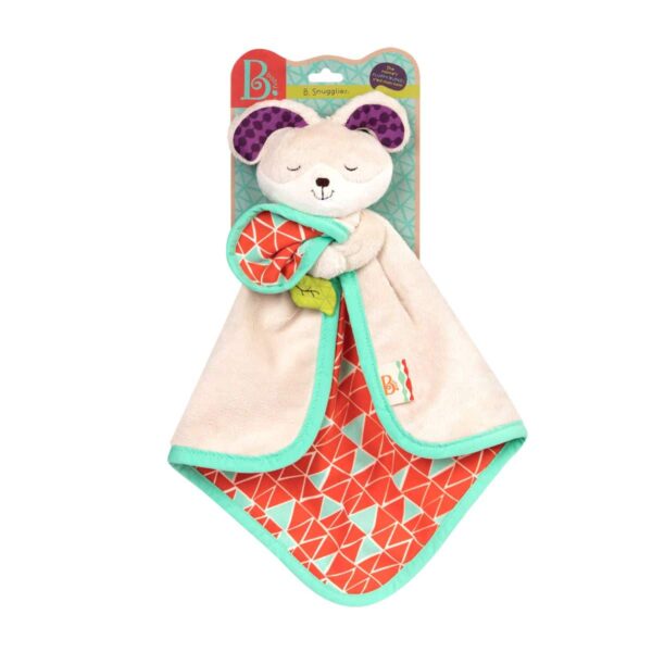 Bunny Baby Blanket B. Snugglies – Fluffy Bunz B.Toys 2 لعب ستور