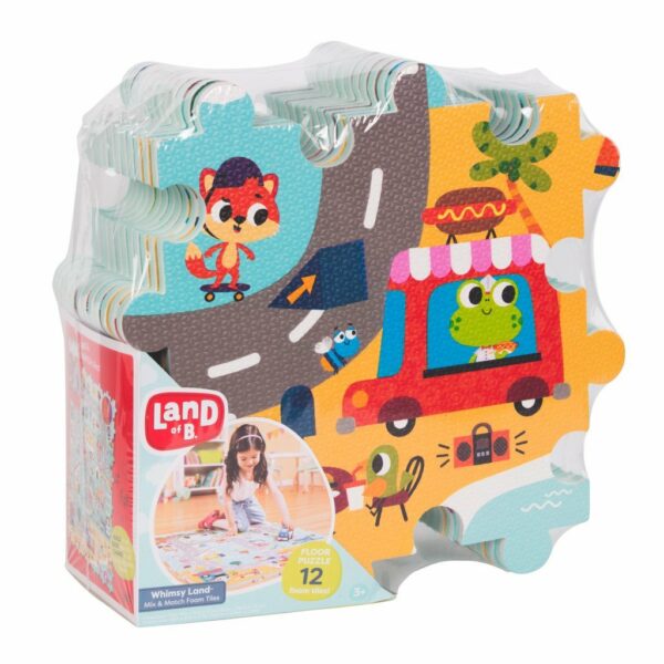 Foam Floor Puzzle Whimsy Land B.Toys 4 Le3ab Store