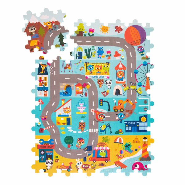 Foam Floor Puzzle Whimsy Land B.Toys Le3ab Store