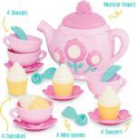 La Dida Musical Tea Party Set Play Circle by Battat – Pink - Image 2