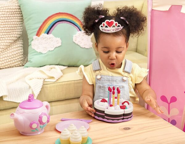 La Dida Musical Tea Party Set Play Circle by Battat – Pink 6 Le3ab Store