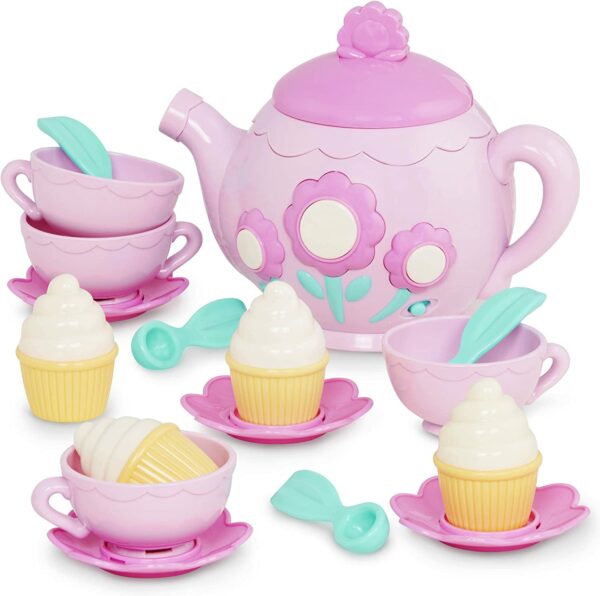 La Dida Musical Tea Party Set Play Circle by Battat – Pink Le3ab Store