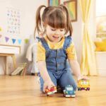 B. Toys Mini Wheee-Ls! Pick Up Truck Toy Pull-Back Muddy Miles - Image 3