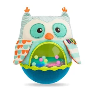 Owl Soft Be Back Roly-Poly Toy B.Toys