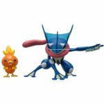 Pokemon Battle Figure 2 Pack - Features 4.5-Inch Greninja and 2-Inch Torchic Battle Figures with Accessory