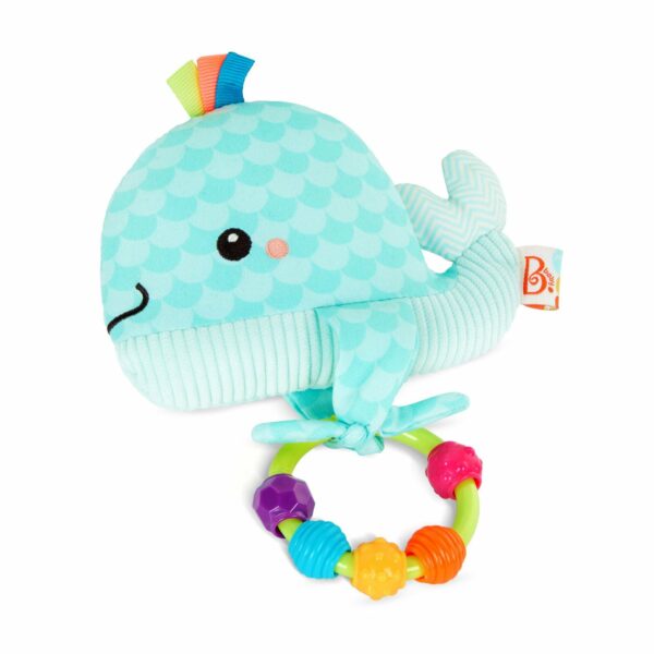 Whimsy Whale Baby Rattle Toy B.Toys 2 لعب ستور