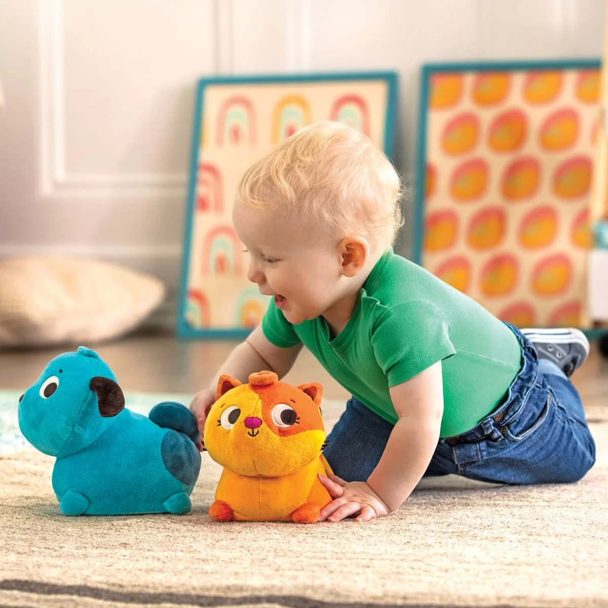 Wobble ‘n’ Go Dog Interactive Plush Toy B.Toys - Image 2