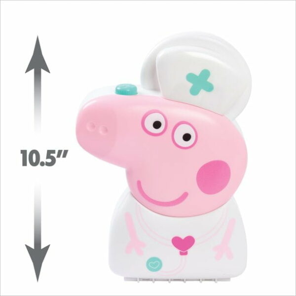peppa pig checkup case set with carry handle 8 piece doctor kit for kids 5 Le3ab Store