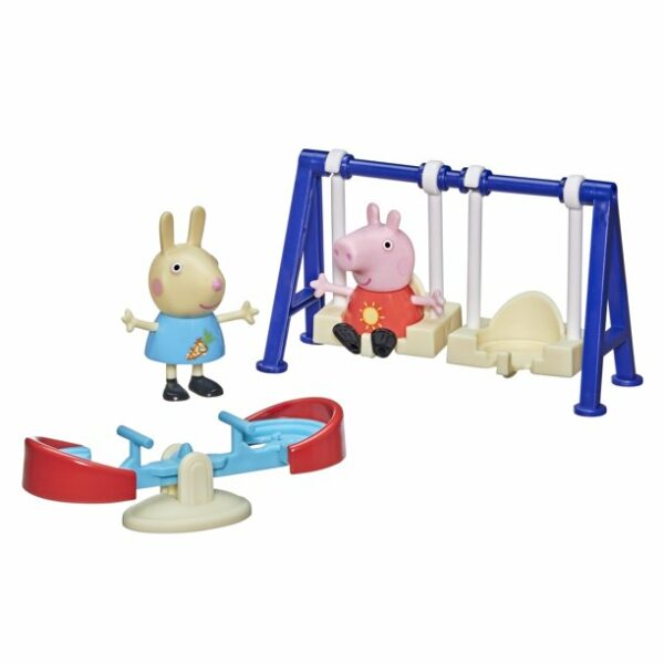 peppa pig peppas adventures peppas outside fun playset with 2 figures and 4 لعب ستور