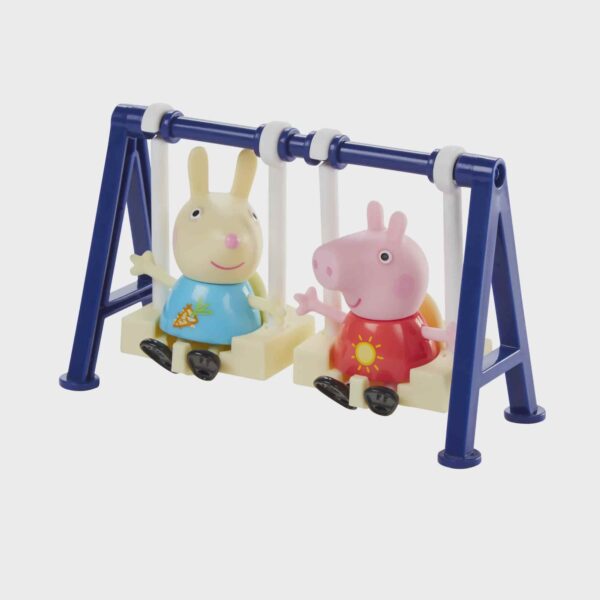 peppa pig peppas adventures peppas outside fun playset with 2 figures and لعب ستور