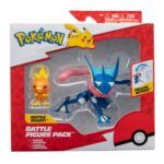 Pokemon Battle Figure 2 Pack - Features 4.5-Inch Greninja and 2-Inch Torchic Battle Figures with Accessory - Image 2