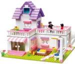 Girl Villa House Brick Building Blocks City Car Bus Model, Woma - Image 7