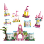 Girls Princess Castle House Building Block Brick Sets For Kid Assembly, Woma - Image 5
