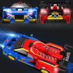 Super Racing Car Model Assemble Educational Diy Bricks Building Blocks, Woma - Image 4