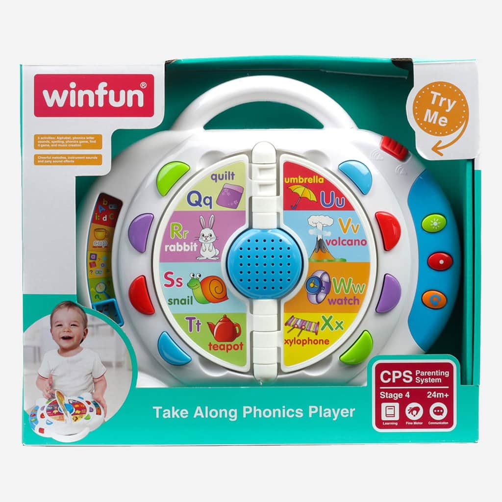 Take Along Phonics Player Winfun تابلت موسيقي تعليمي للأطفال وين فن - الصورة 1