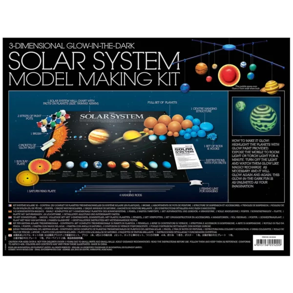3D Solar System Mobile Making Kit 4m 6 Le3ab Store