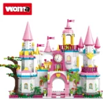 Girls Princess Castle House Building Block Brick Sets For Kid Assembly, Woma - Image 2