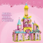 Girl Princess Angle Love Castle Small Brick Building Blocks, Woma